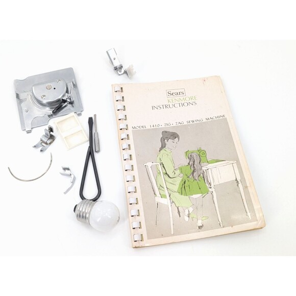 Sears Roebuck & Co. Model 1410 Zig Zag Sewing Machine Instructions and Parts - Picture 2 of 11